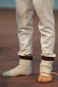 Socken aus Wolle " kopyca"